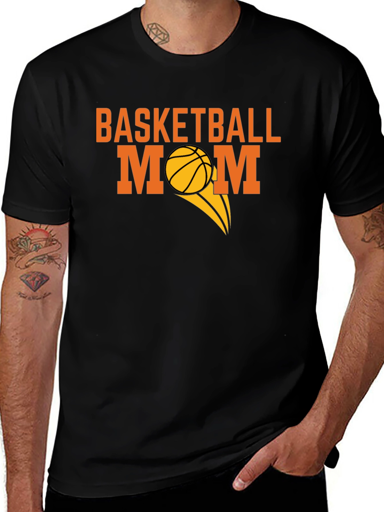 Basketball Mom Graphic T-Shirt