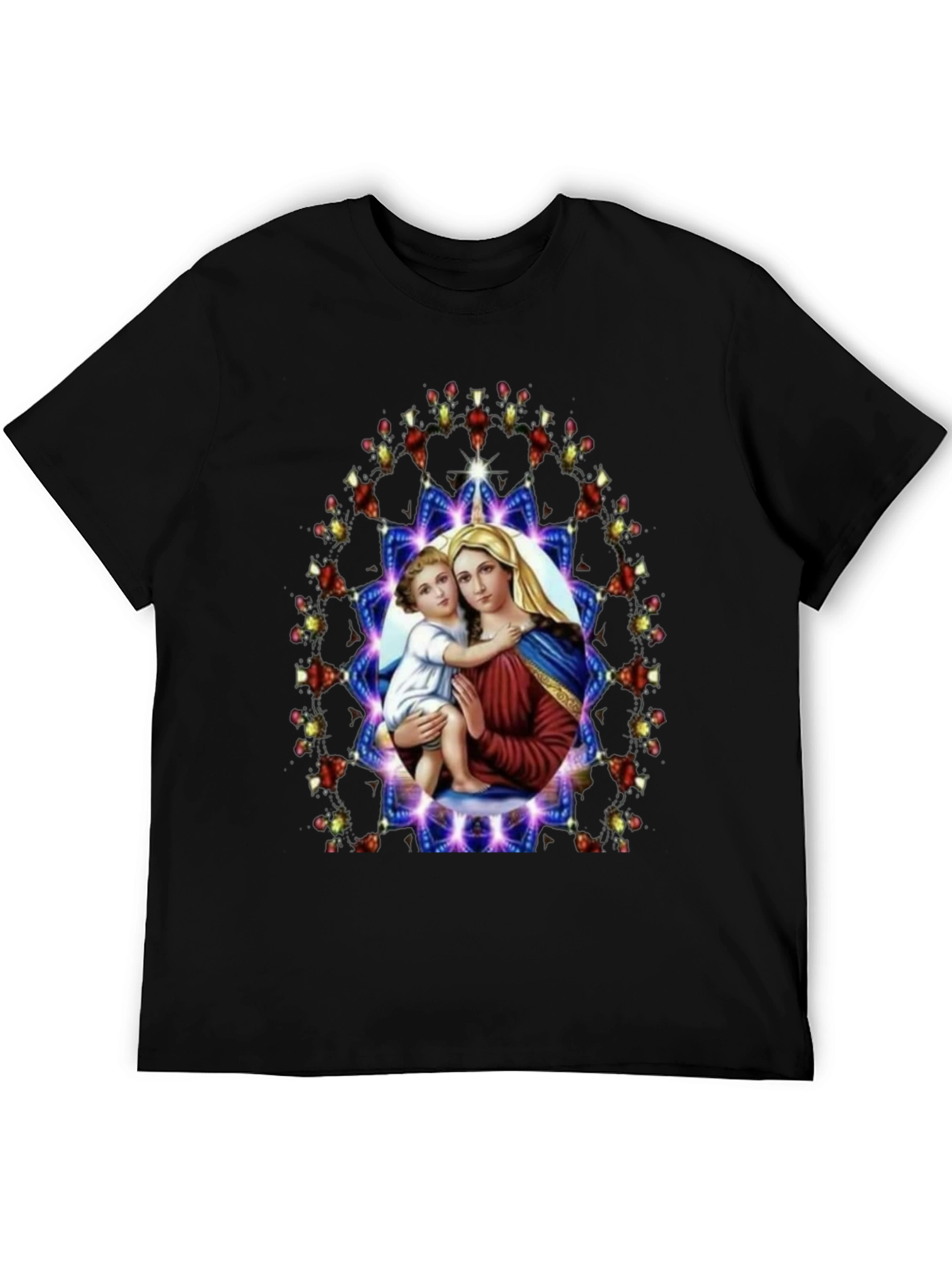 Mary and Baby Jesus Graphic T-Shirt