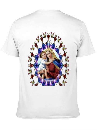 Mary and Baby Jesus Graphic T-Shirt