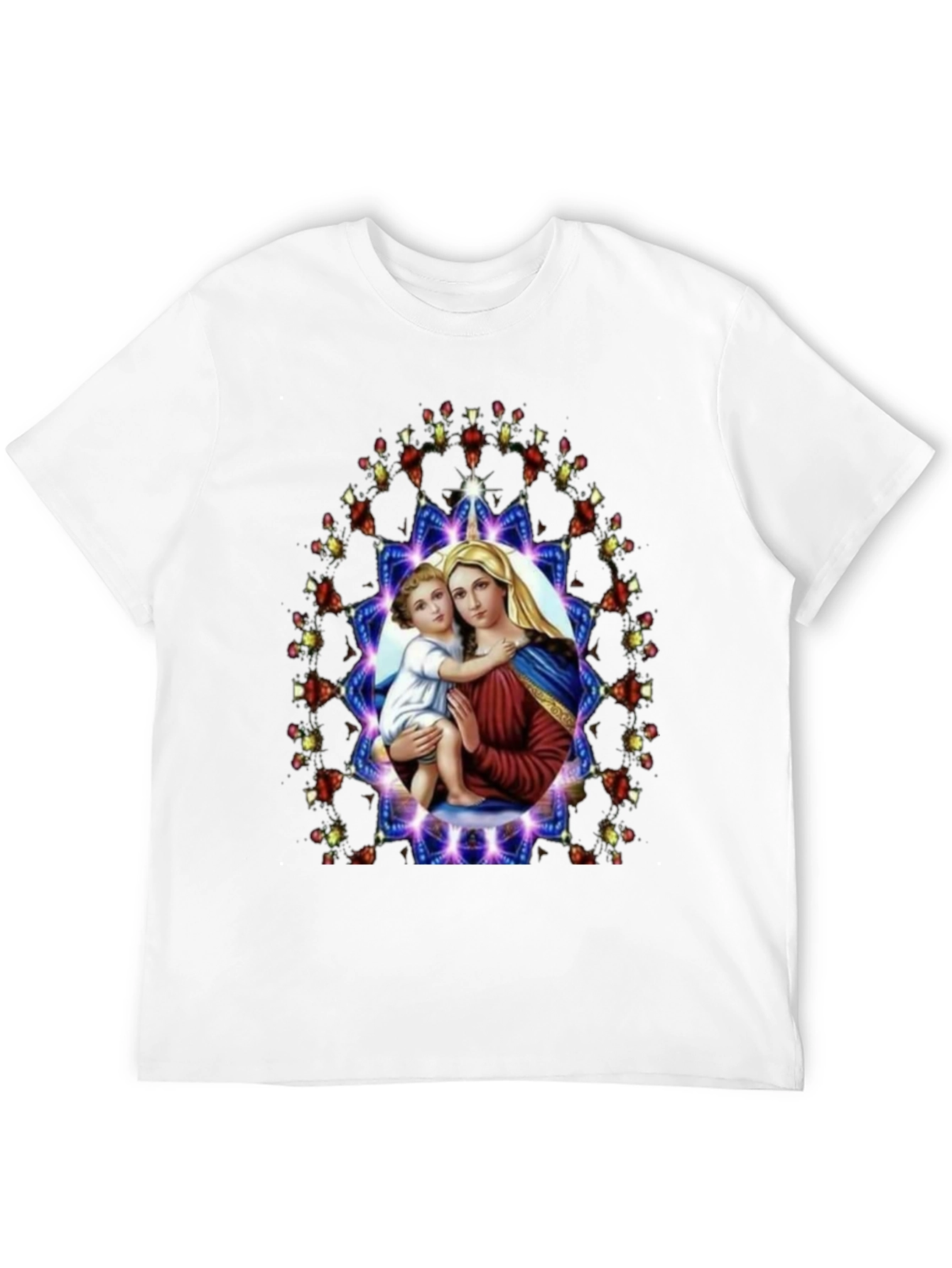 Mary and Baby Jesus Graphic T-Shirt