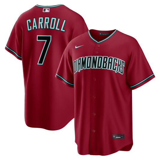 Corbin Carroll Arizona Diamondbacks Nike Alternate 2 Replica Jersey - Crimson