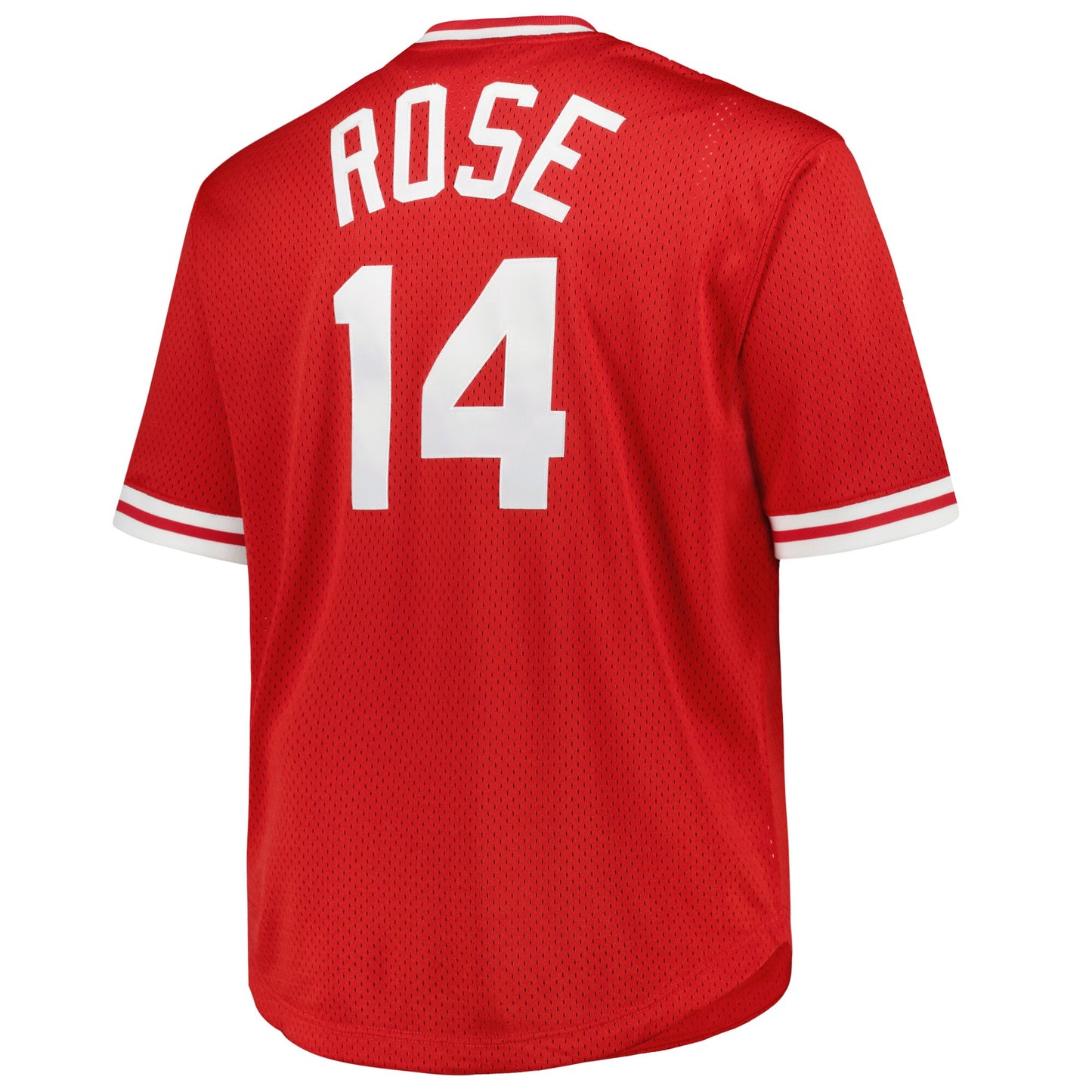 Pete Rose Cincinnati Reds Mitchell &amp;amp; Ness 1984 Cooperstown Collection Mesh Pullover Jersey - Red