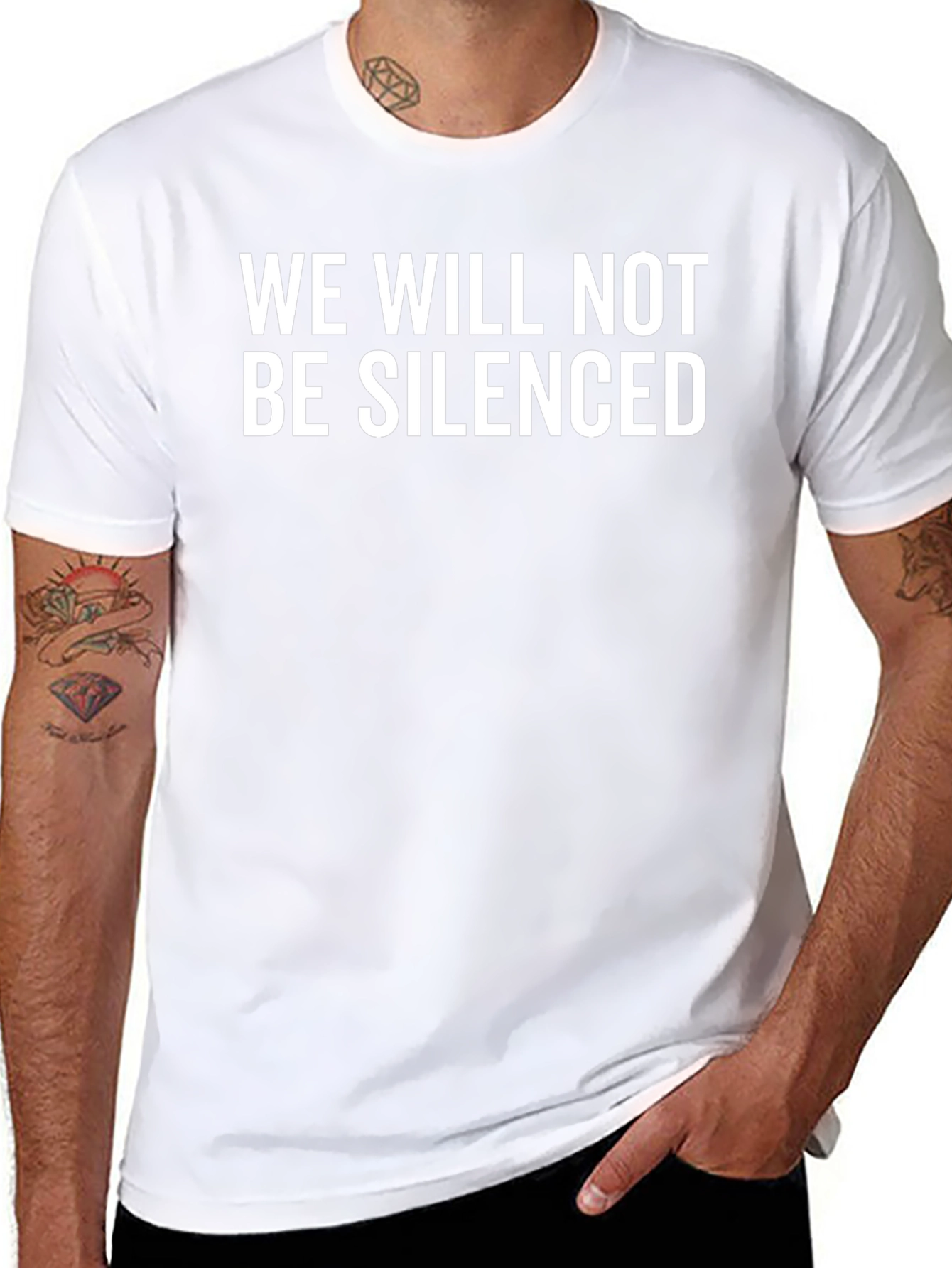 We Will Not Be Silenced Graphic Tee