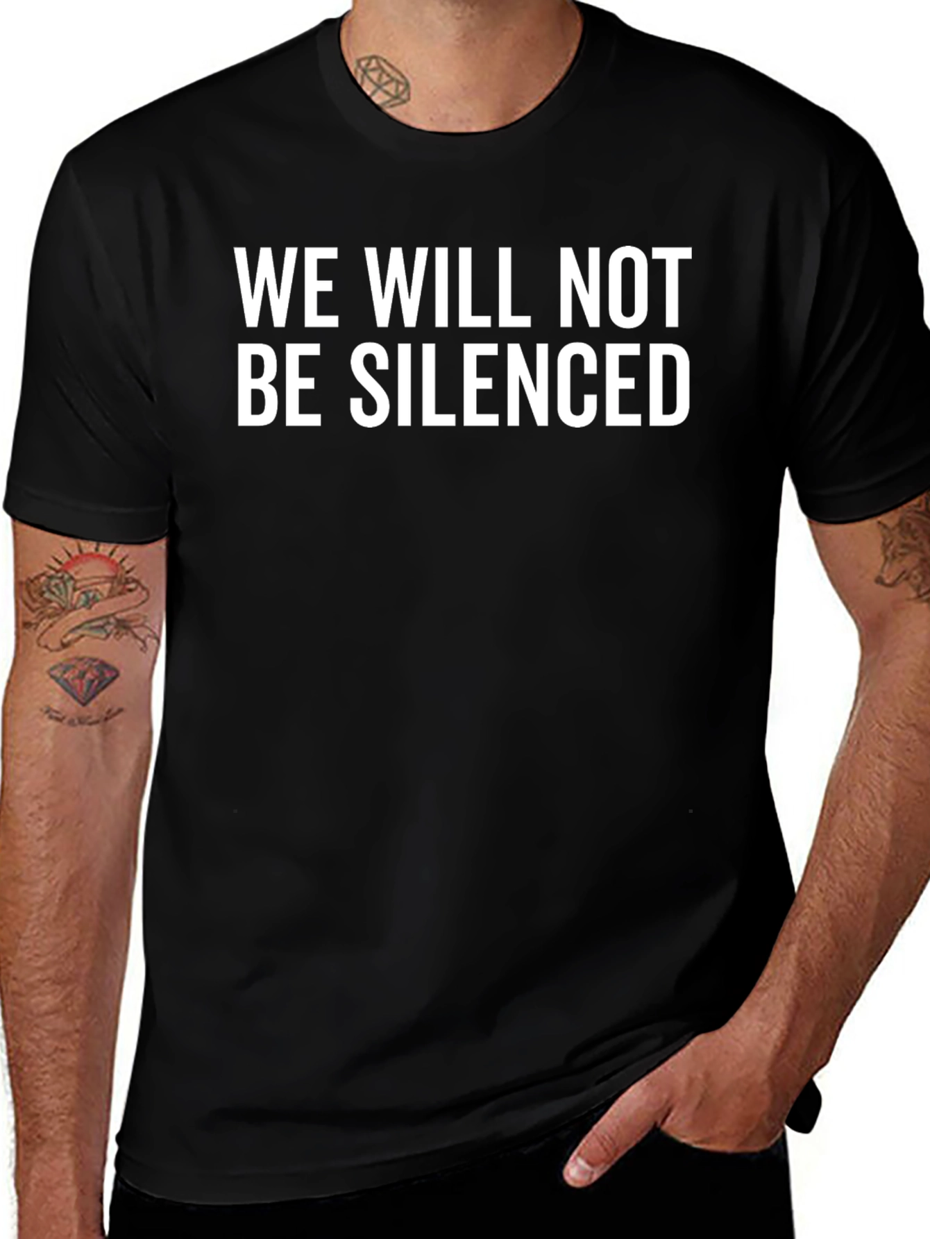 We Will Not Be Silenced Graphic Tee