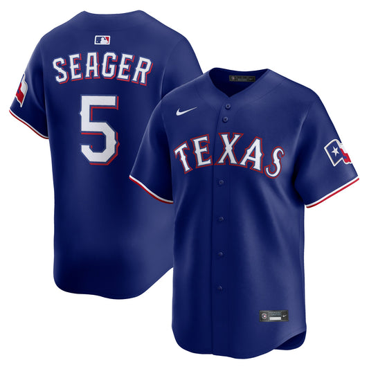 Corey Seager Texas Rangers Nike Alternate 2 Limited Jersey - Royal