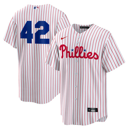 Philadelphia Phillies Nike Home 2025 Jackie Robinson Day Replica Jersey - White