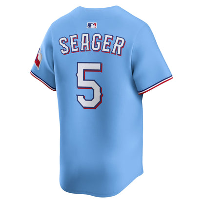 Corey Seager Texas Rangers Nike Alternate Limited Player Jersey - Light Blue