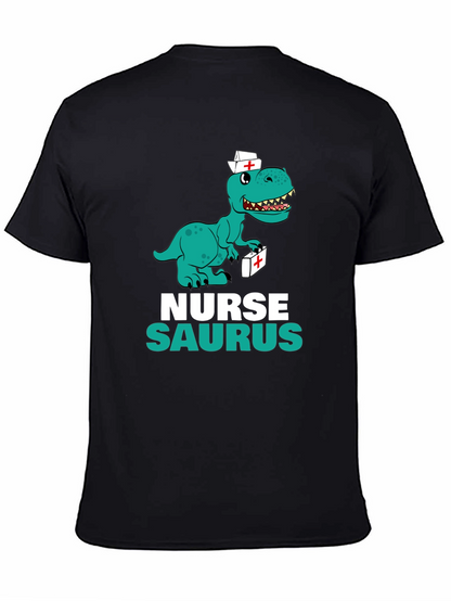 Nurse Saurus T-Shirt - Funny Dino Graphic Tee