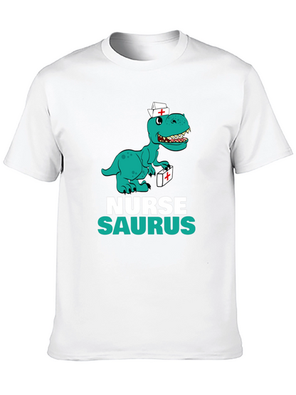 Nurse Saurus T-Shirt - Funny Dino Graphic Tee