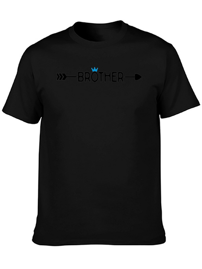 Brother Crown Graphic Tee - Mens Black T-Shirt