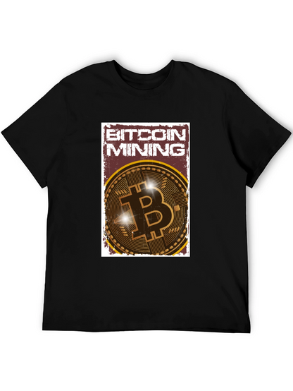 Bitcoin Mining Graphic Tee - Crypto Enthusiast T-Shirt