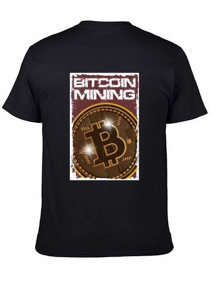 Bitcoin Mining Graphic Tee - Crypto Enthusiast T-Shirt