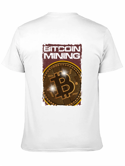 Bitcoin Mining Graphic Tee - Crypto Enthusiast T-Shirt