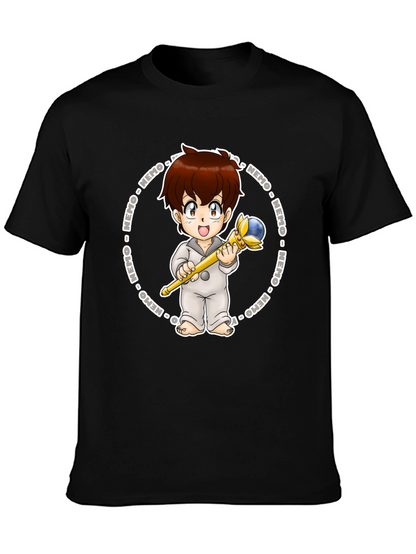 Nemo Cartoon Graphic Tee - Black Cotton Blend