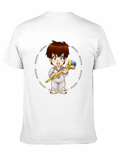 Nemo Cartoon Graphic Tee - Black Cotton Blend