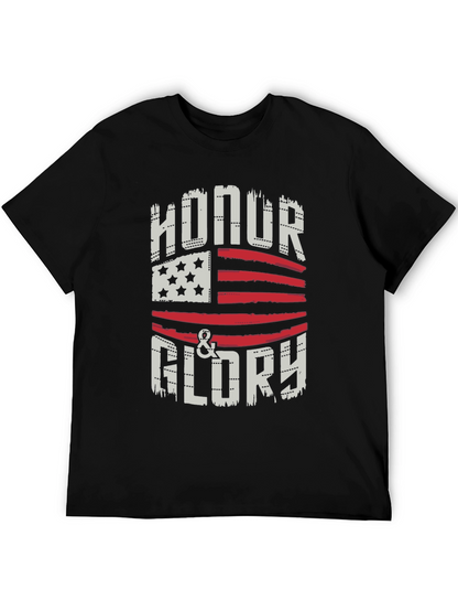 Honor & Glory USA Flag Graphic Tee