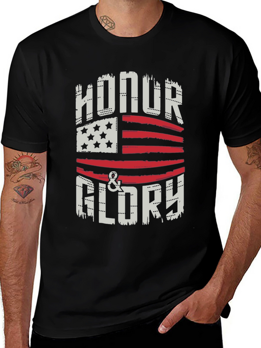 Honor & Glory USA Flag Graphic Tee
