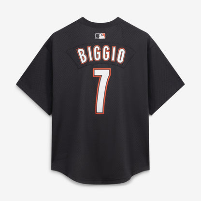 Craig Biggio Houston Astros Mitchell &amp;amp; Ness Authentic Batting Practice Jersey - Black
