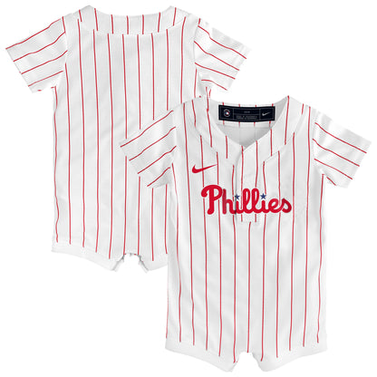 Philadelphia Phillies Nike Infant Home Replica Romper Jersey - White