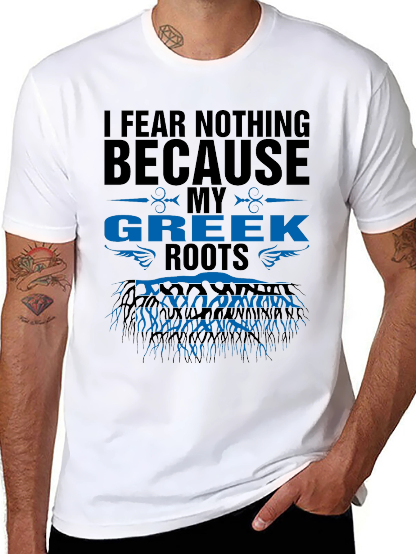 I Fear Nothing Greek Roots T-Shirt