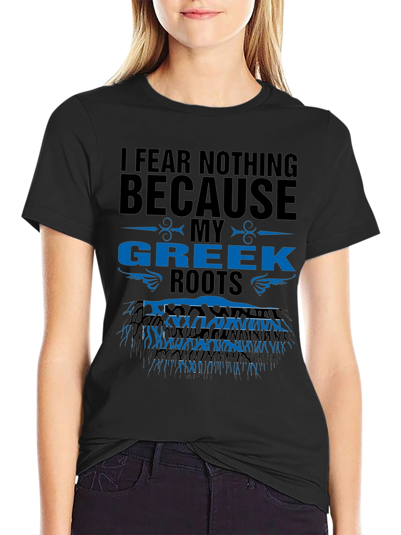 I Fear Nothing Greek Roots T-Shirt