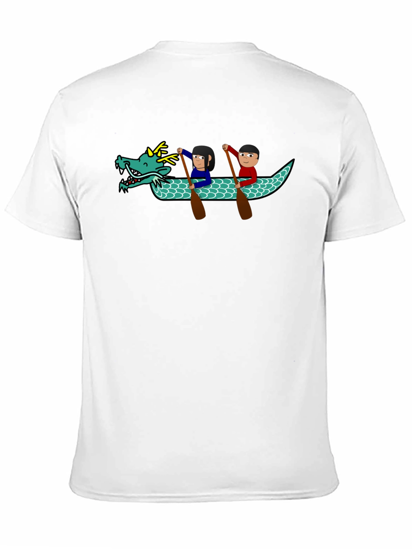 Dragon Boat Cartoon Graphic T-Shirt