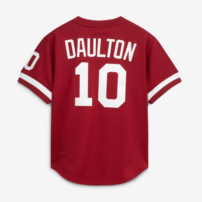 Darren Daulton Philadelphia Phillies Mitchell &amp;amp; Ness Authentic Batting Practice Jersey - Scarlet