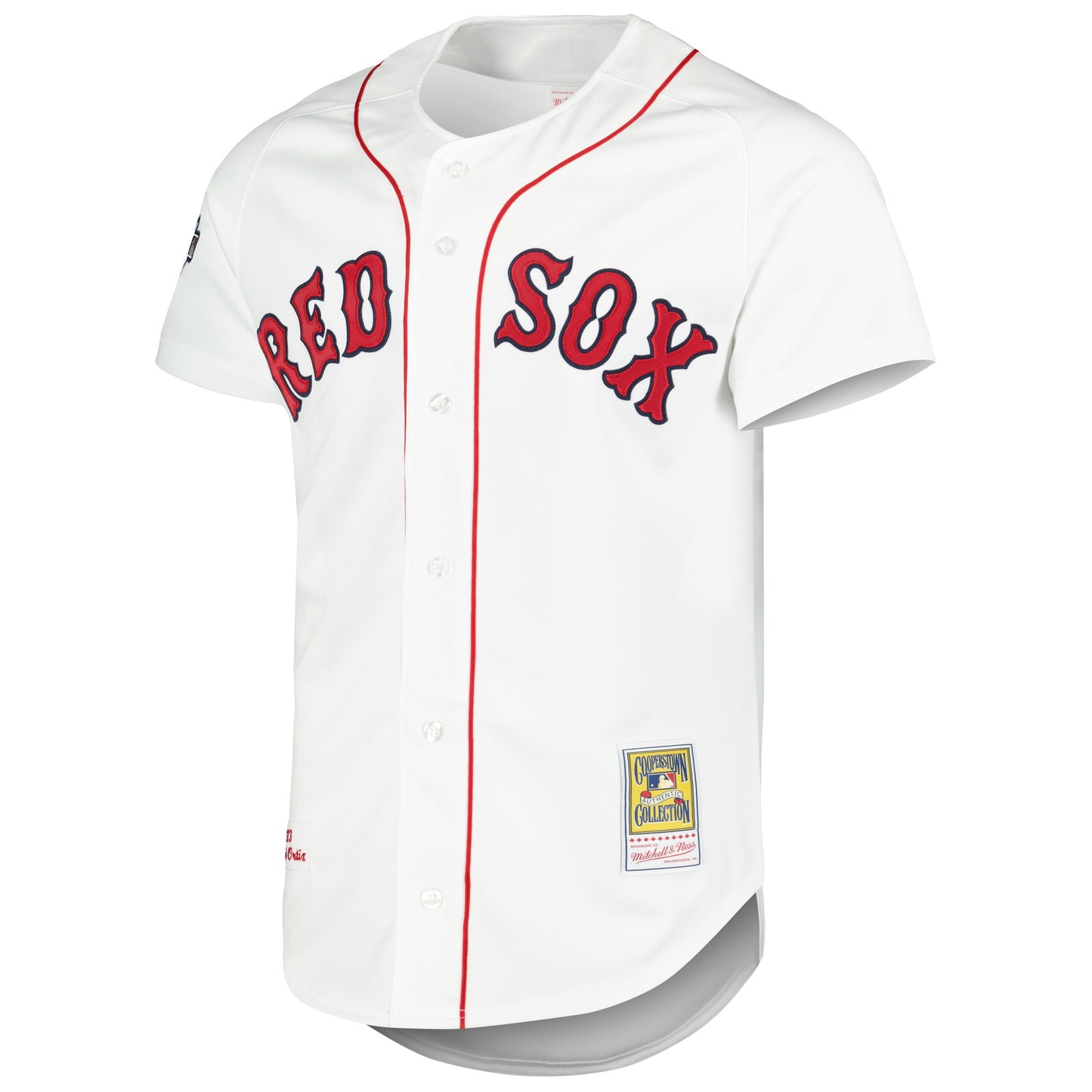 David Ortiz Boston Red Sox Mitchell &amp;amp; Ness Cooperstown Collection Authentic Jersey - White