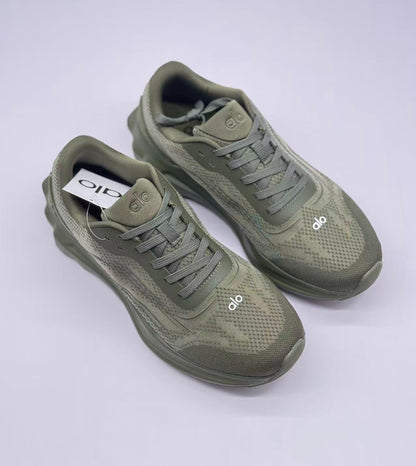 Alo Runner Shoes - Green Olive
