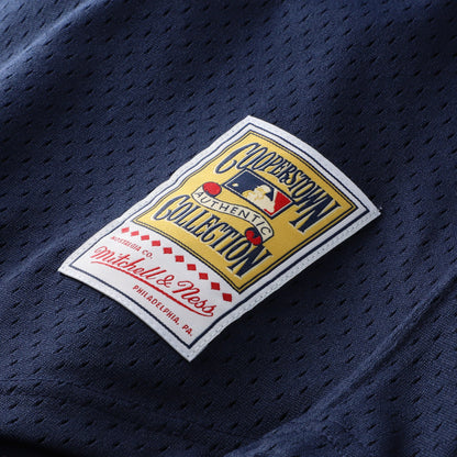 David Ortiz Minnesota Twins Mitchell &amp;amp; Ness 2002 Cooperstown Collection Mesh Batting Practice Jersey - Navy