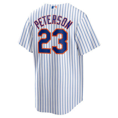 David Peterson New York Mets Nike Home Replica Jersey - White