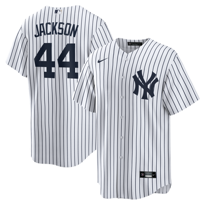 Reggie Jackson New York Yankees Nike Home Retired Player Replica Jersey - White