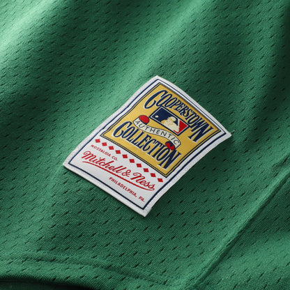 Rickey Henderson Athletics Mitchell &amp;amp; Ness Authentic Batting Practice Jersey - Green