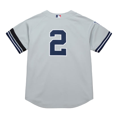 Derek Jeter New York Yankees Mitchell &amp;amp; Ness Cooperstown Collection 2000 World Series Authentic Jersey - Gray