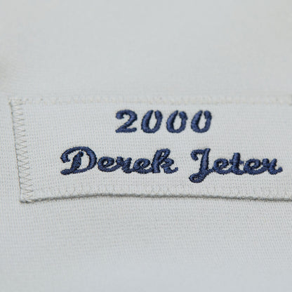 Derek Jeter New York Yankees Mitchell &amp;amp; Ness Cooperstown Collection 2000 World Series Authentic Jersey - Gray