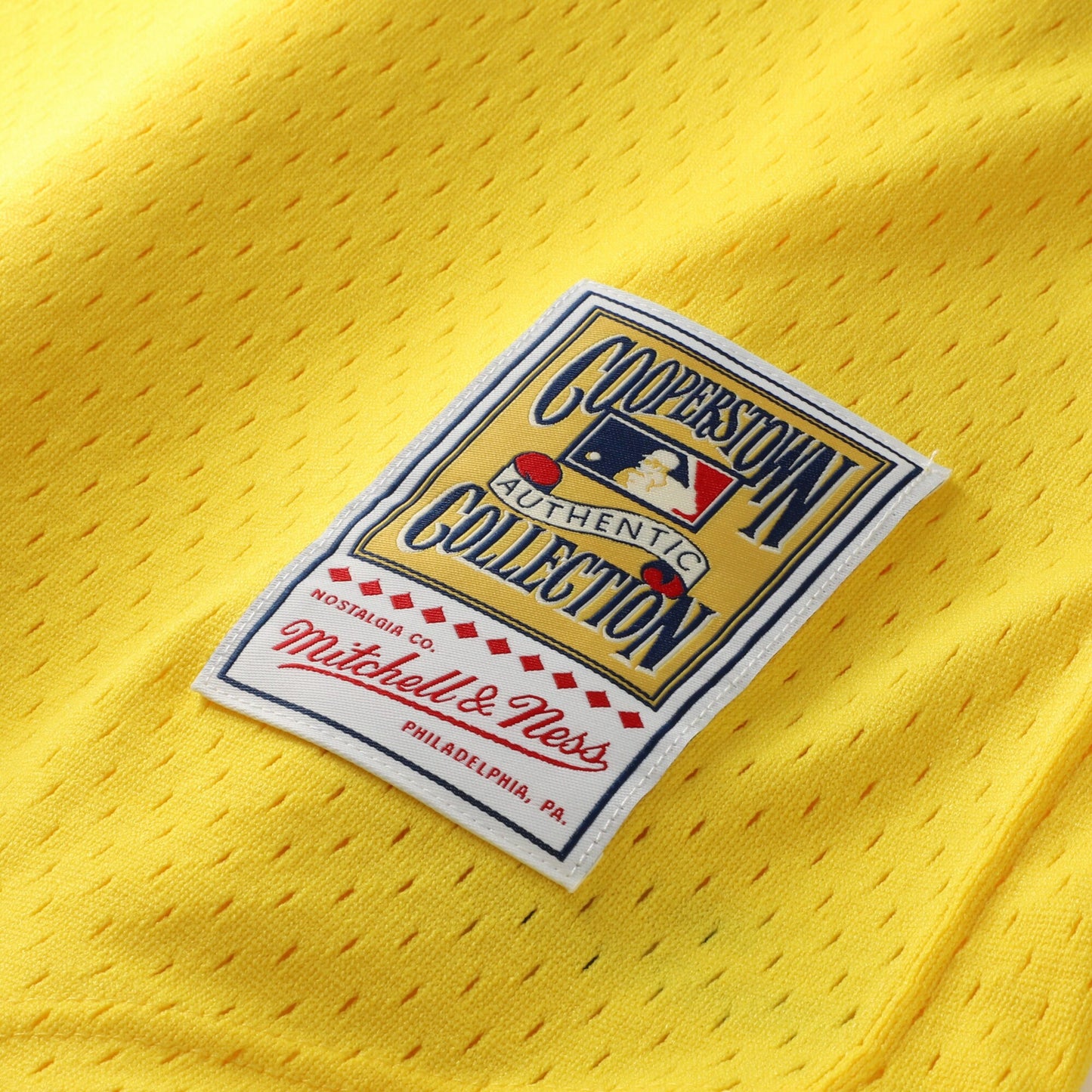 Rickey Henderson Athletics Mitchell &amp;amp; Ness Authentic Batting Practice Jersey - Yellow
