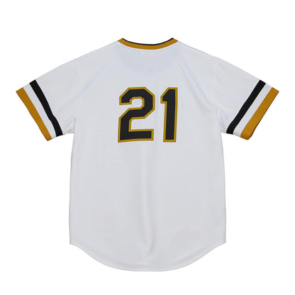 Roberto Clemente Pittsburgh Pirates Mitchell &amp;amp; Ness Cooperstown Collection Authentic Jersey - White