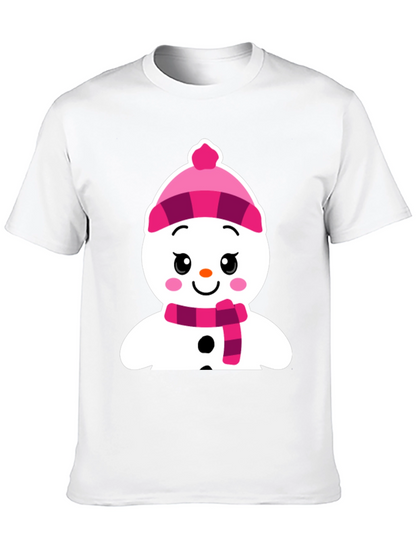 Festive Snowman Graphic Tee