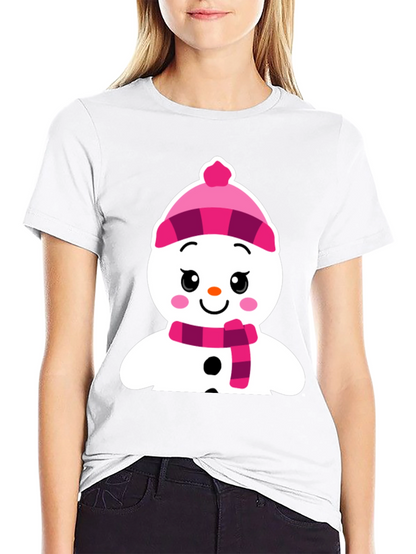 Festive Snowman Graphic Tee