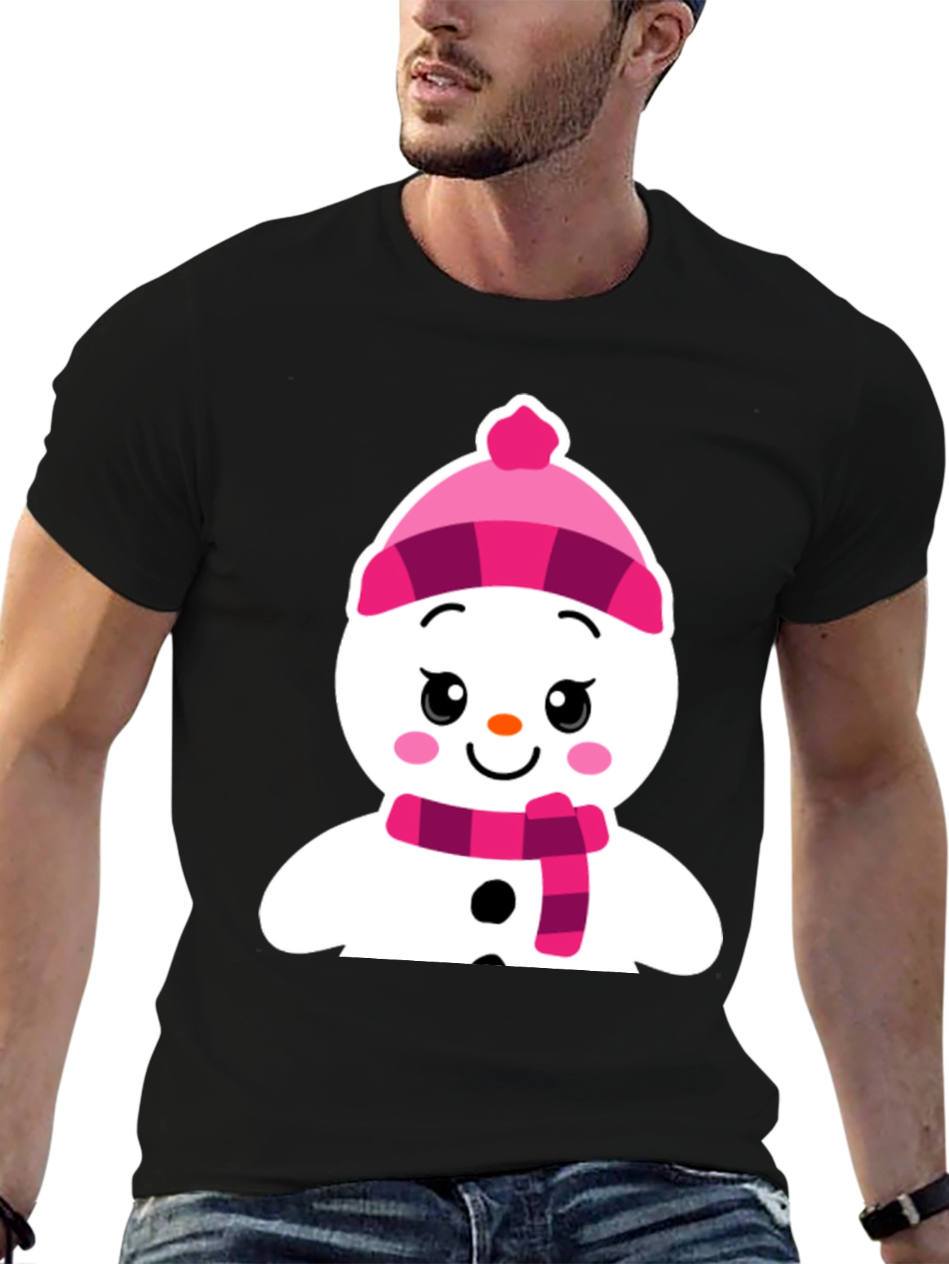Festive Snowman Graphic Tee