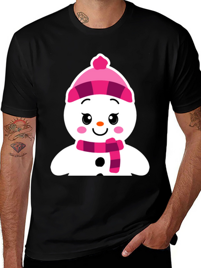 Festive Snowman Graphic Tee
