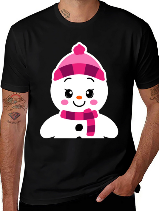 Festive Snowman Graphic Tee