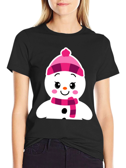Festive Snowman Graphic Tee