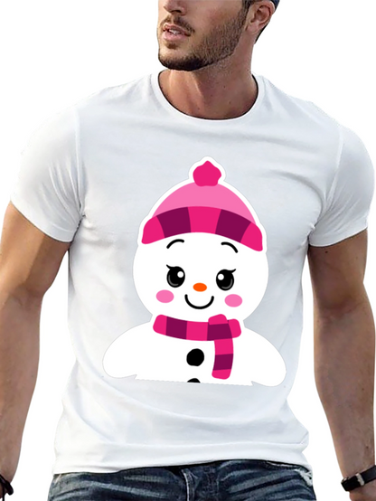 Festive Snowman Graphic Tee