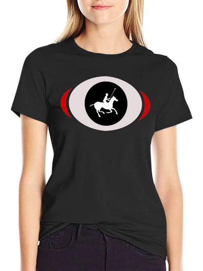 Black Polo Rider T-Shirt