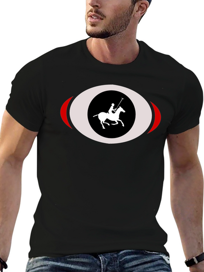 Black Polo Rider T-Shirt