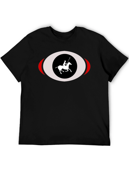 Black Polo Rider T-Shirt
