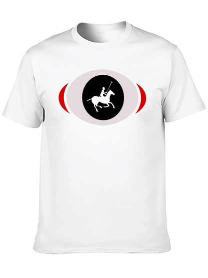 Black Polo Rider T-Shirt