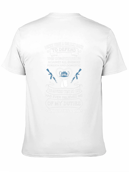 Solemn Oath T-Shirt: Defend the Constitution