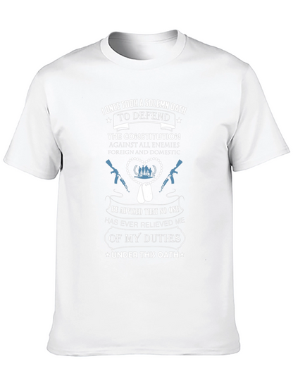 Solemn Oath T-Shirt: Defend the Constitution